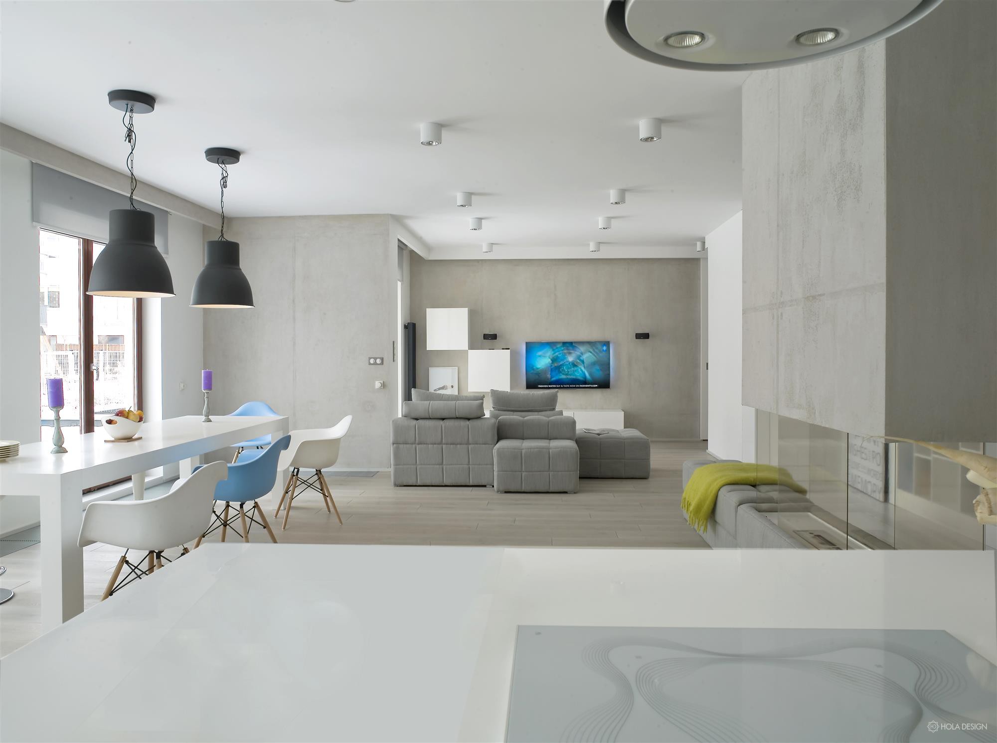 Projekt wnętrza mieszkania w stylu minimalistycznym dla kobiety - główne zdjęcie projektu