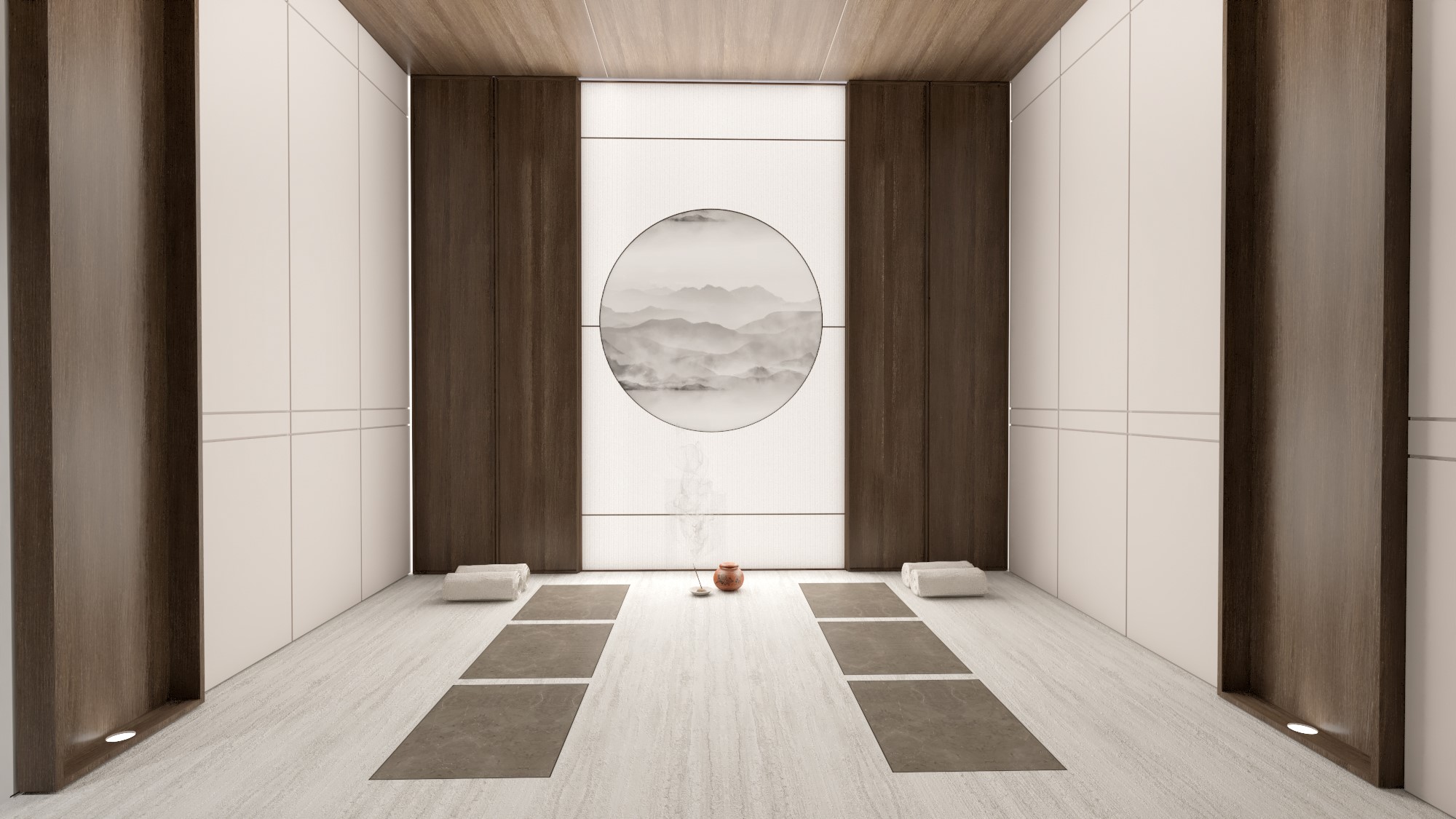 Projekt wnętrza domu w stylu japońskim nad morzem - główne zdjęcie projektu